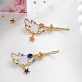 Pinzas para el cabello con alas de ángel